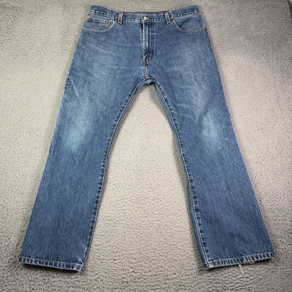 Levi's 517 Jeans Mens 36x29 Medium Wash Blue Bootcut Western Work Y2K Cowboy